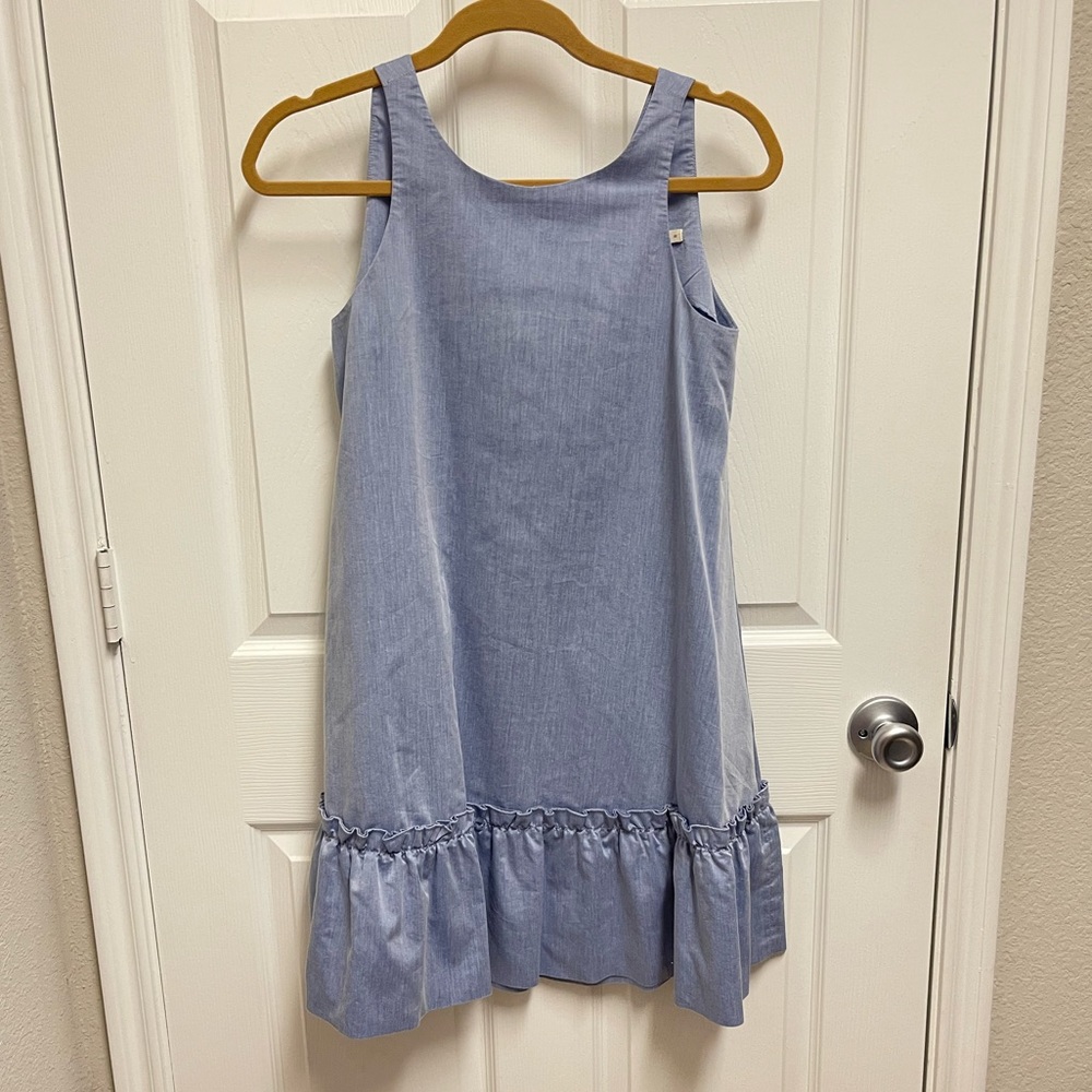Paper Crown Chambray Drop Waist Dress